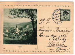 Illustrated Postal Card Vsetín - PC Slapanice - CDV69 120 - Cartoline Postali