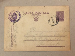 Romania Postal Stationery Entier Postal Ganzsache Military Postcard Carte Postale Militaire Iasi Mandresti Vrancea - Brieven En Documenten
