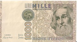 1000 Lire 1982 - Marco PAULO - N° CC 938489 O  - ITALIE - - 1000 Liras