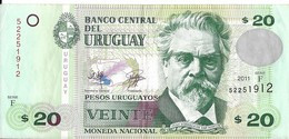 Uruguay - 20 Pesos 2011 - Série F - N° 52251912 - TTB - - Uruguay