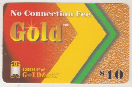 CANADA - Gold , Gold Line, Prepaid Card $10, Used - Canada