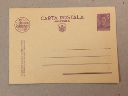 Romania Postal Stationery Entier Postal Ganzsache Military Postcard Carte Postale Militaire King Michael Mihai I - Lettres & Documents