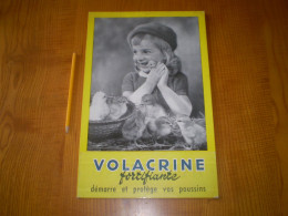 Plaque Publicitaire En Carton épais: VOLACRINE Aliments Pour Poussins, Présentoir à Poser - Targhe Di Cartone