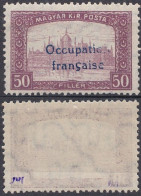 Arad Occupation Française Mi 18 NMH **  Palais (J26) - Unused Stamps
