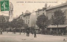 Aurillac * La Place Du Square , église Notre Dame Des Neiges * Grand Café - Aurillac