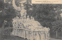 CPA 53 CAVALCADE DE BALLEE / MAYENNE / 25 AOUT 1912 / CHAR DES PETITS ET DES GRANDS  / Cliché Rare - Autres & Non Classés