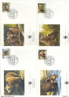 A41225)WWF-FDC Saeuegetiere: Jugoslawien 2260 - 2263 - FDC