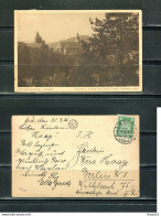 K14154)Ansichtskarte: Schwarzenberg, Schloss + Kirche, Gelaufen 1926 - Schwarzenberg (Erzgeb.)