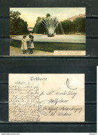 K14428)Ansichtskarte: Metz, Springbrunnen, Gelaufen 1905 - Lothringen