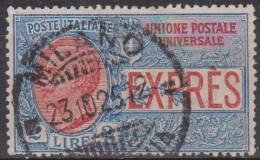 Victor Emmanuel III - ITALIE - Exprès  - N° 13 - 1922 - Correo Urgente/neumático