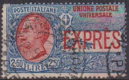 Victor Emmanuel III - ITALIE - Exprès  - N° 14 - 1922 - Eilpost/Rohrpost