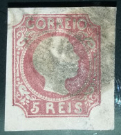 1855/56 - D.PEDRO V.CABELOS LISOS CE5 CUNHO V (EXELENTES MARGENS) - Used Stamps