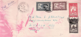 CAMBODIA 1956 AIRMAIL LETTER SENT TO ZUERICH - Cambodge