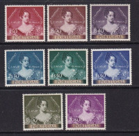 PORTUGAL - 1953 - YVERT 797/803 - Reina Doña Maria II - MH - Valor Catalogo 75 € - Nuovi