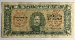 Uruguay 50 Centesimos, 1939, Serie M, P 34. - Uruguay