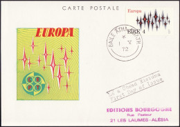 Irlande - Ireland - Irland CM 1972 Y&T N°278 - Michel N°MK276 - 4p EUROPA - Enteros Postales