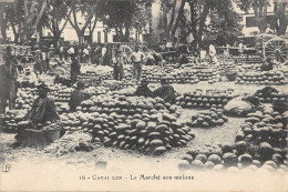 CPA 84 CAVAILLON LE MARCHE AUX MELONS - Cavaillon