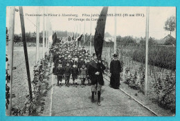 * Alsemberg - Beersel (Vlaams Brabant) * (nr 9) Pensionnat St Victor, Fetes Jubilaires  1861-1911, 1er Groupe Du Cortège - Beersel