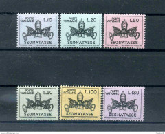 A43271)Vatikan Porto 19 - 24** - Unused Stamps