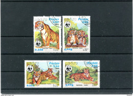 A51334)WWF: Laos 706 - 709 Gest. - Gebruikt