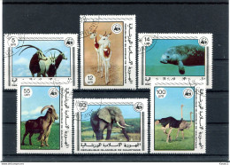 A51336)WWF: Mauretanien 595 - 600 Gest. - Usados