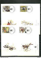 A51393)WWF-FDC Saeugetiere: Madagaskar 1110 - 1113 A - FDC