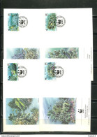 A51428)WWF-FDC Fische: Tuvalu 638 - 641 - FDC