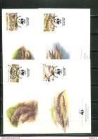 A51430)WWF-FDC Reptilien: Gambia 517 - 520 - FDC