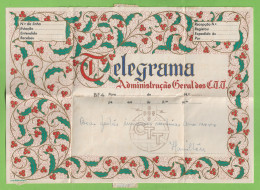 História Postal - Filatelia - Telegrama - Telegram - Stamps - Timbres - Philately - Portugal - Storia Postale