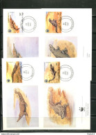 A51432)WWF-FDC Reptilien: Kongo 1063 - 1066 - FDC