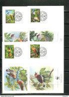 A51445)WWF-FDC Vogel: Cook-Inseln 1278 - 1281 - FDC