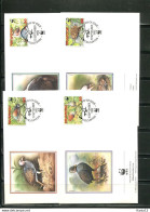 A51463)WWF-FDC Vogel: Niuafo ` Ou 233 - 236 - FDC