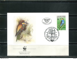 A51466)WWF-FDC Vogel: Oesterreich 1918 - FDC