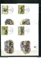 A51496)WWF-FDC Saeugetiere: Gabun 1009 - 1012 - FDC