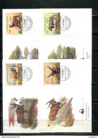 A51514)WWF-FDC Saeugetiere: Mali 1078 - 1081 - FDC