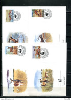 A51529)WWF-FDC Saeugetiere: Sambia 438 - 441 - FDC