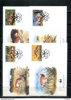 A51531)WWF-FDC Saeugetiere: Senegal 875 - 878 - FDC