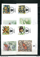 A51546)WWF-FDC Schmetterlinge: Mexiko 2095 - 2098 - FDC
