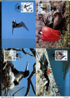 A51571)WWF-Maximumkarten Vogel: Ascension 521 - 524 - Maximum Cards