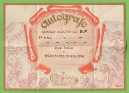 História Postal - Filatelia - Autógrafo - Telegrama - Telegram - Natal - Christmas - Noel - Philately - Portugal - Covers & Documents