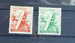 Timbres Cameroun PA N°1 Et 2 Neufs - Poste Aérienne