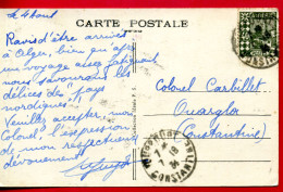 1931 - Algérie - Carte Postale De Constantine Pour Ouargla - Tp N° 45   Mosquée De Abderahmane - Cartas & Documentos