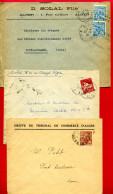 1930/1931 - Algérie - 3 Enveloppes Pour Pont Audemer - Tp N° 39 - 78 - 79A - Covers & Documents