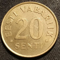 ESTONIE - EESTI - 20 SENTI 1992 - KM 23 - Estland