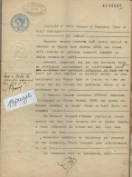 VP22.678 - PONTGOUIN - Acte De 1925 - Vente D'une Maison Située à LE FAVRIL Par M. HAZO à M. BOUSQUET à LE RAINCY - Manuscrits