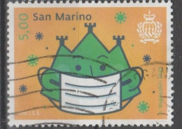 2020 - SAN MARINO - LOTTA AL COVID -  PRO ISTITUTO PER LA SICUREZZA SOCIALE / PRO INSTITUTE FOR SOCIAL SECURITY - USATO - Used Stamps