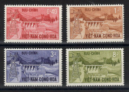 Vietnam Du Sud - YV 230 à 233 N** MNH Luxe Complète , Barrage Hydroélectrique - Viêt-Nam
