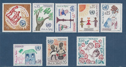 Monaco - YT N° 599 à 606 ** - Neuf Sans Charnière - 1962 - Unused Stamps