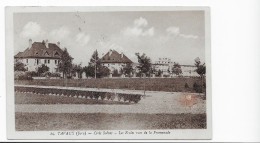 CPA - TAVAUX - N° 19 - CITES SOLVAY - LES ECOLES VUES DE LA PROMENADE - Tavaux