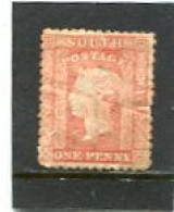 AUSTRALIA/NEW SOUTH WALES - 1862  1d  SCARLET  PERF 13  FINE USED  SG 154 - Usados